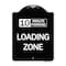 Signmission 10 Minute Parking Loading Zone Heavy-Gauge Aluminum Architectural Sign, 24" x 18", BW-1824-24643 A-DES-BW-1824-24643 - alternate 1